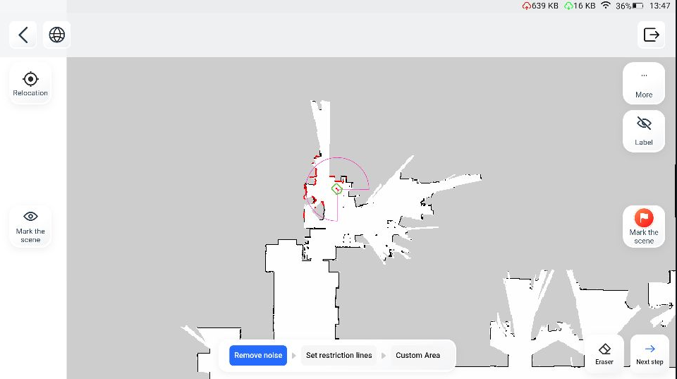 Выберите Eraser