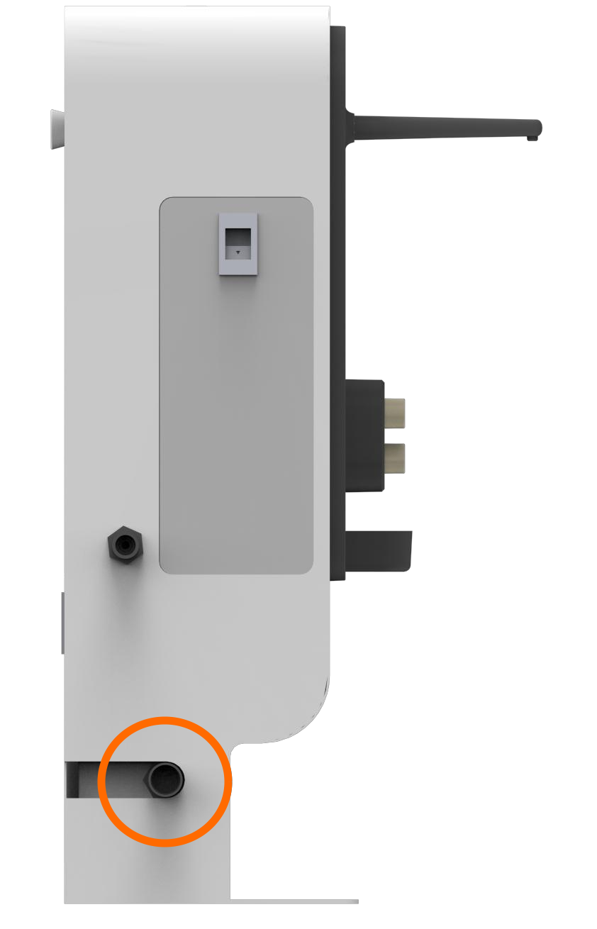 Точка подключения канализации